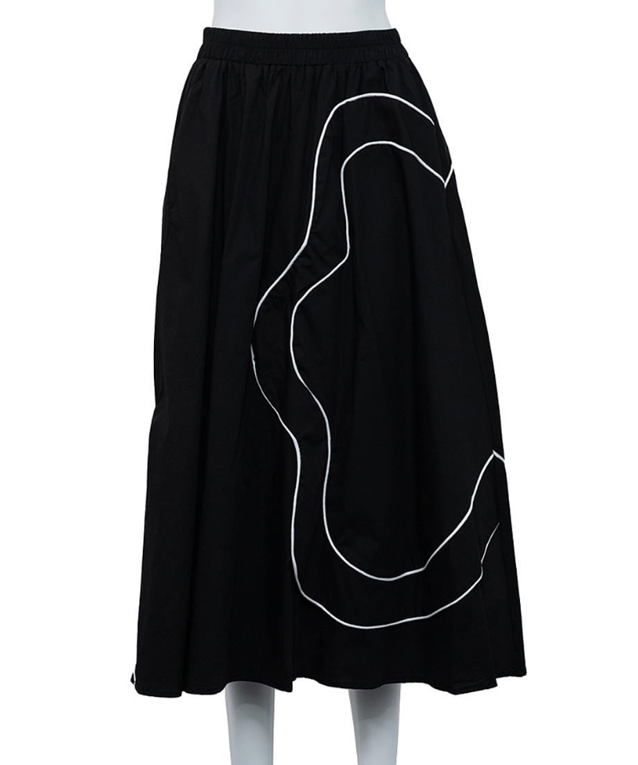 Double Line Flower Skirt