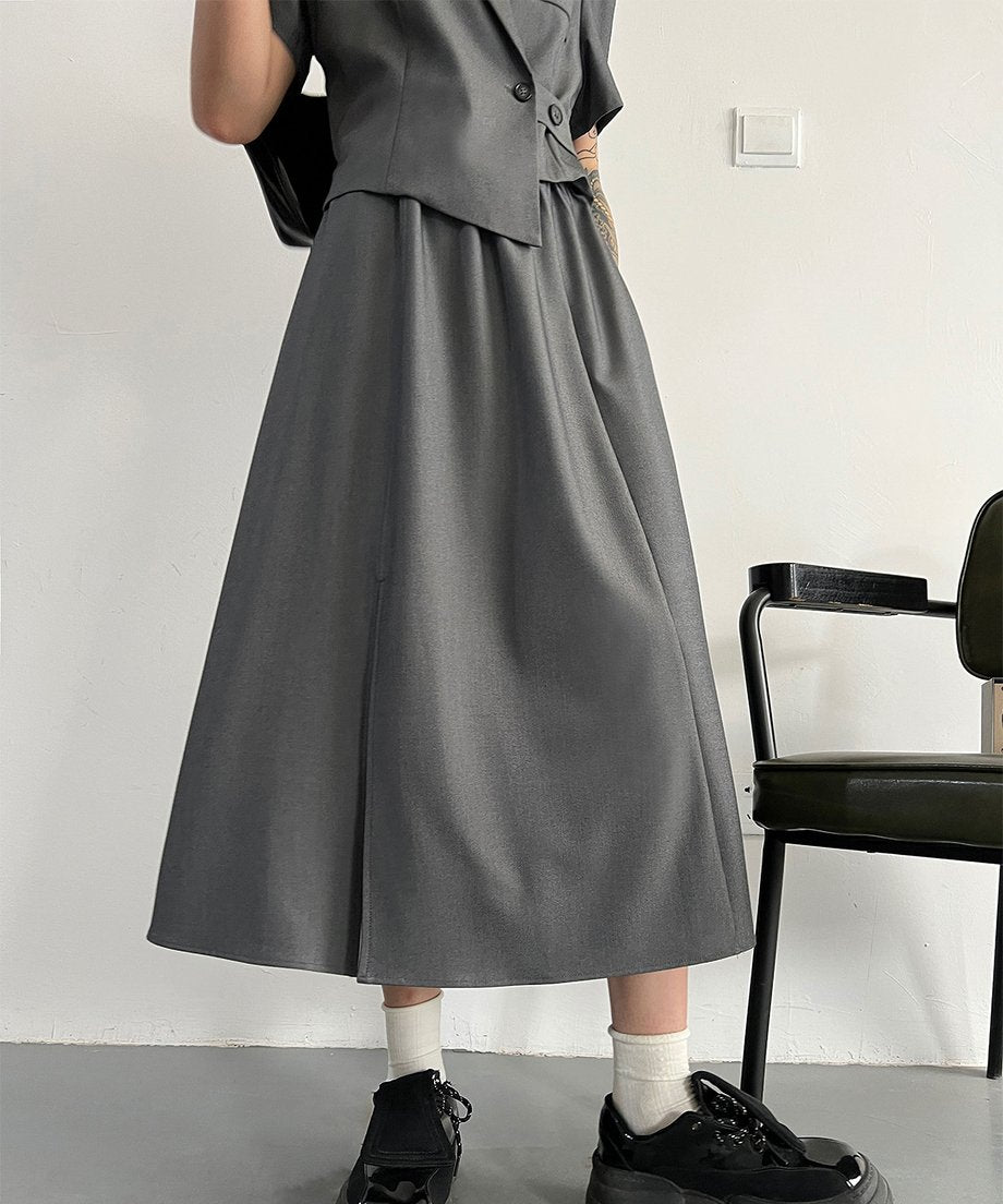 Faux Two-piece Dress
