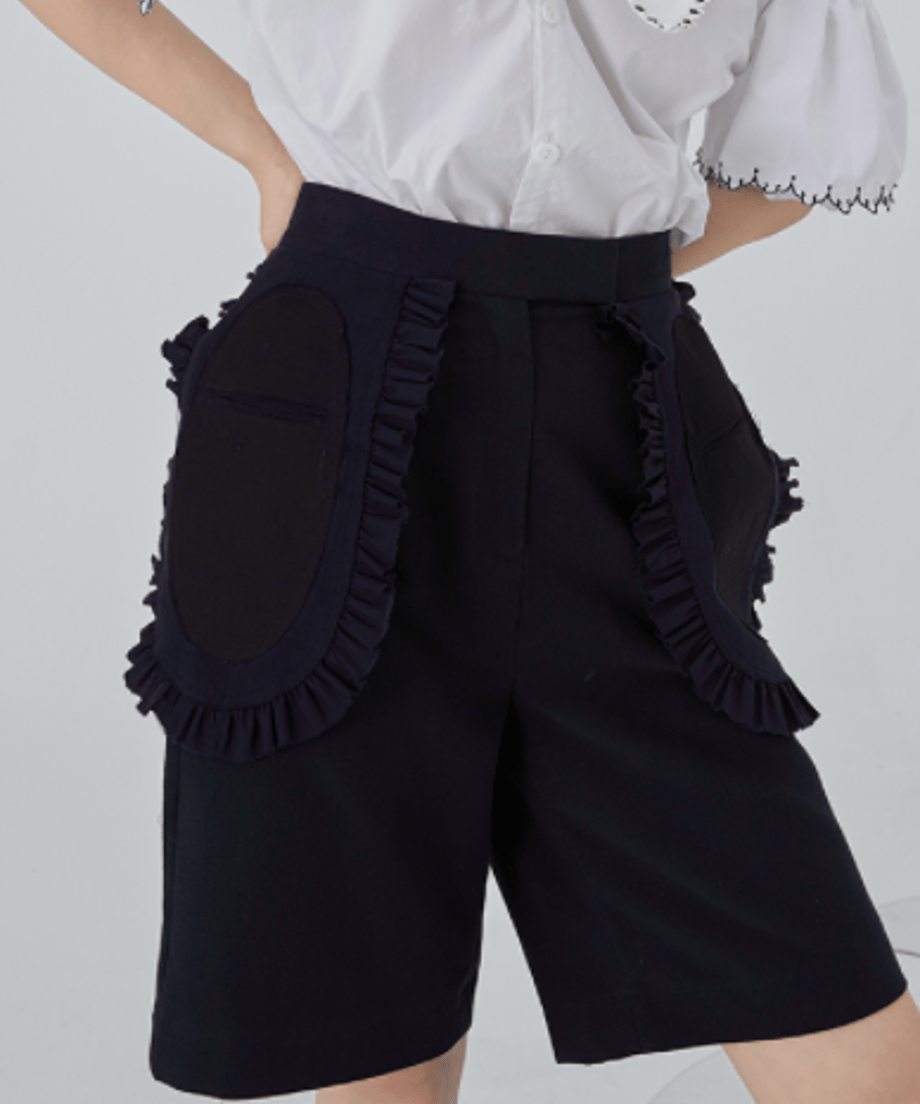 Frill Pocket Utility Shorts