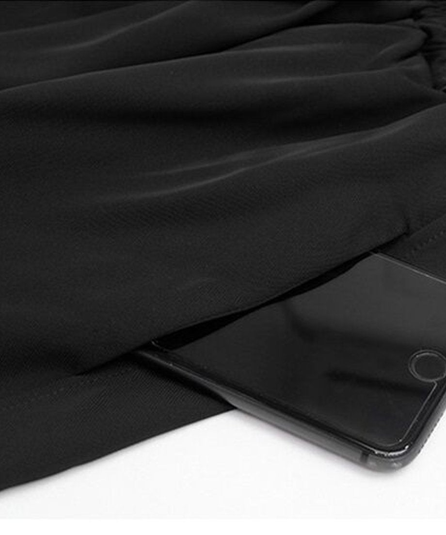 Wide Bermuda Pants