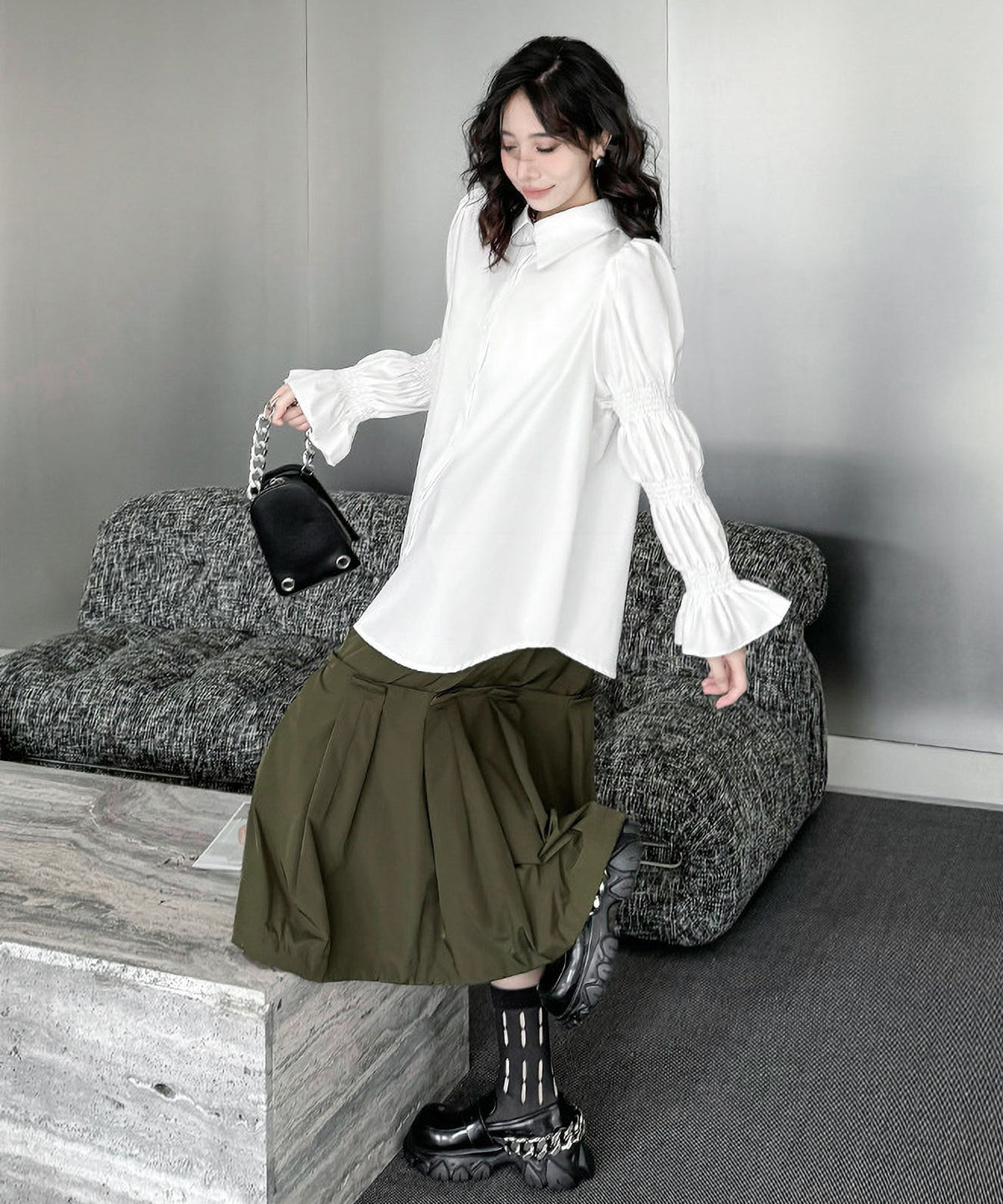 Mamluk Sleeve Blouse