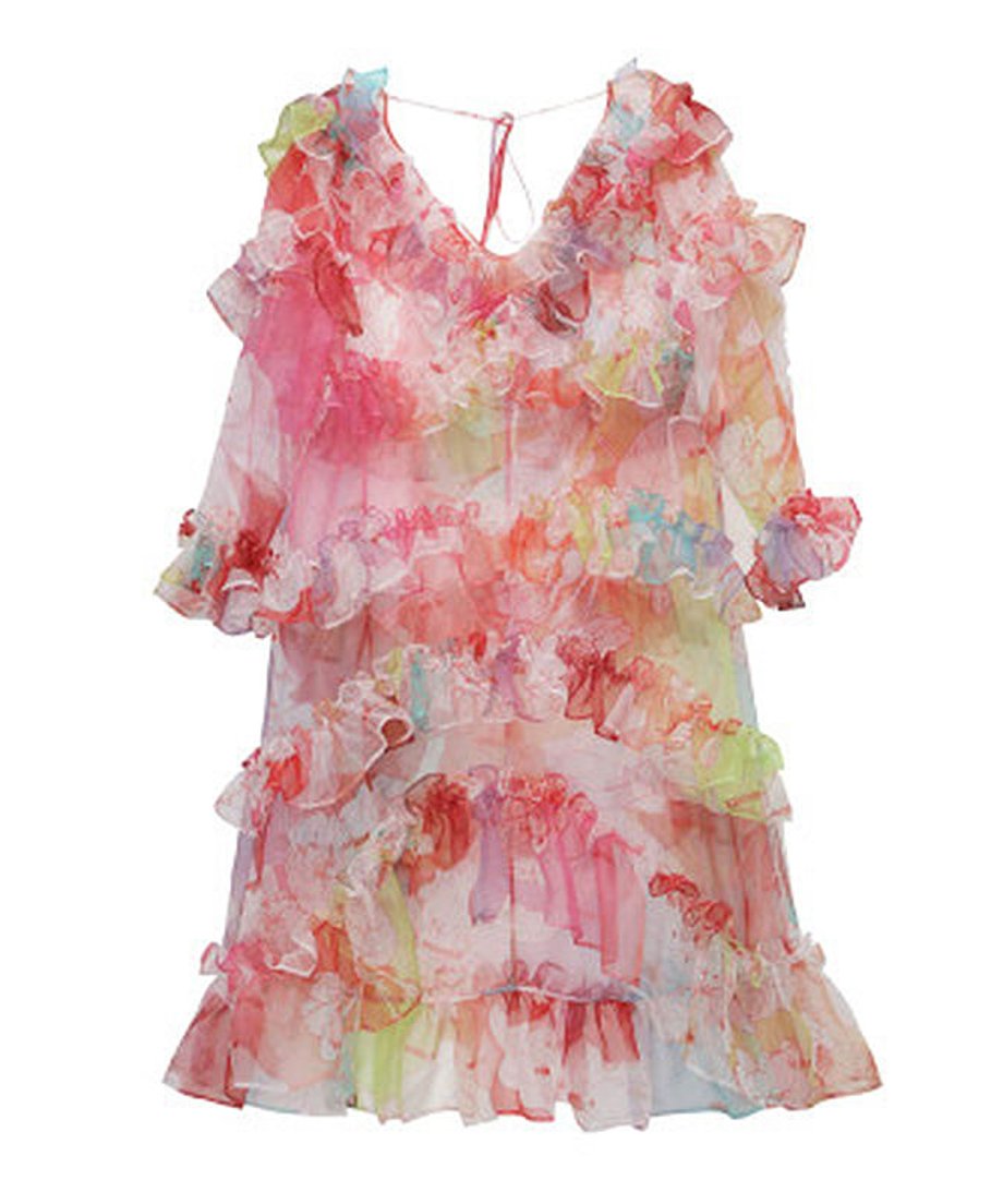 Floral Ruffle Dress