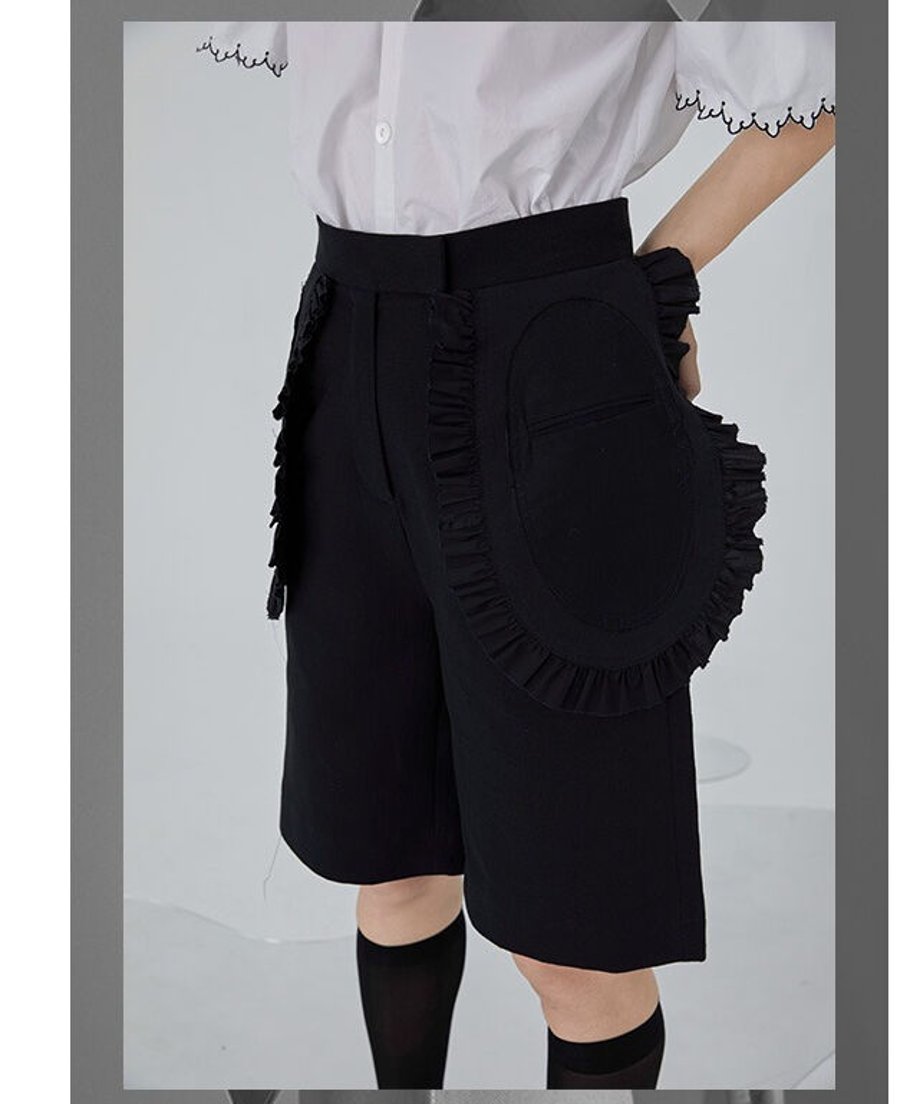 Frill Pocket Utility Shorts