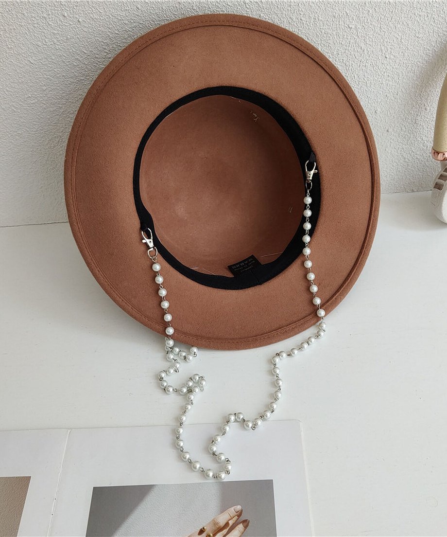 Beaded Veil Hat