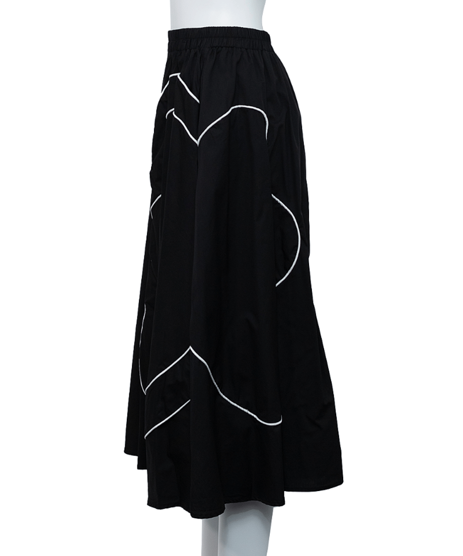 Double Line Flower Skirt