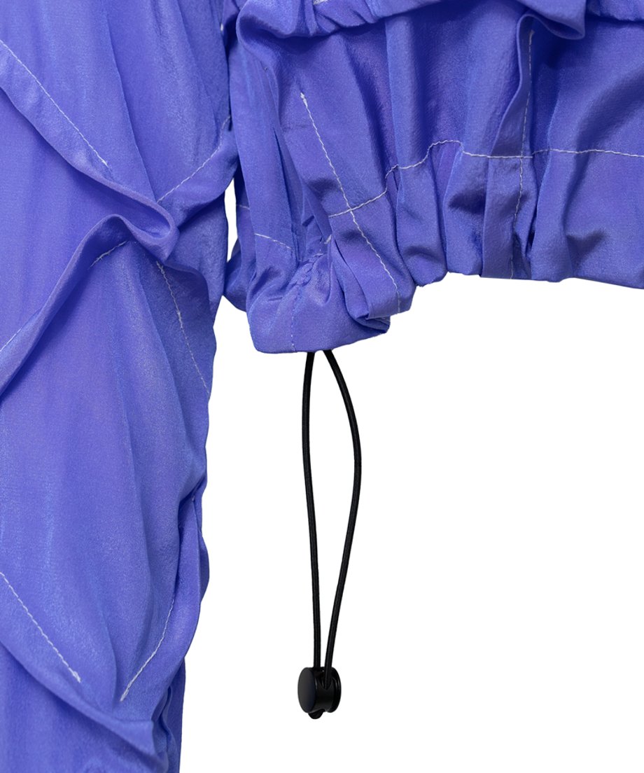 Round-neck Mulberry Top