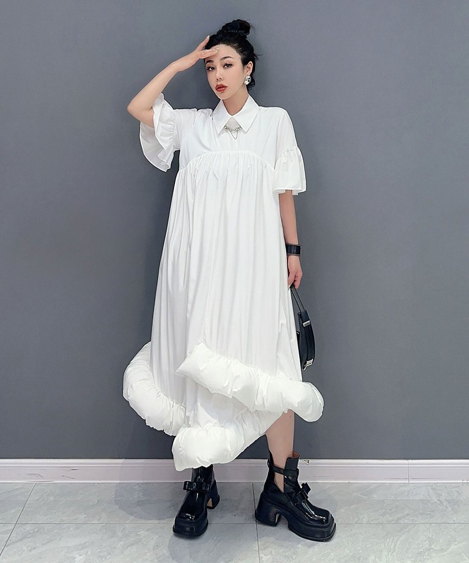 Hem Ruffle Dress
