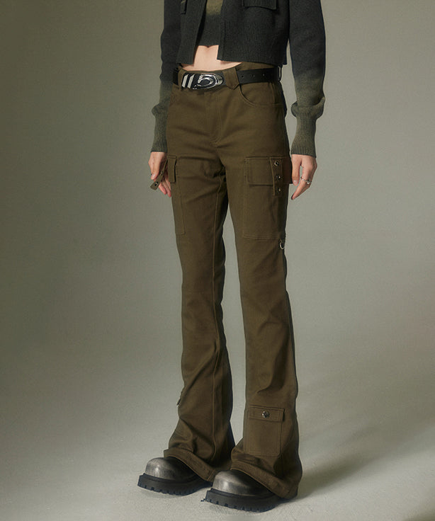 Straight Micro Flare Pants