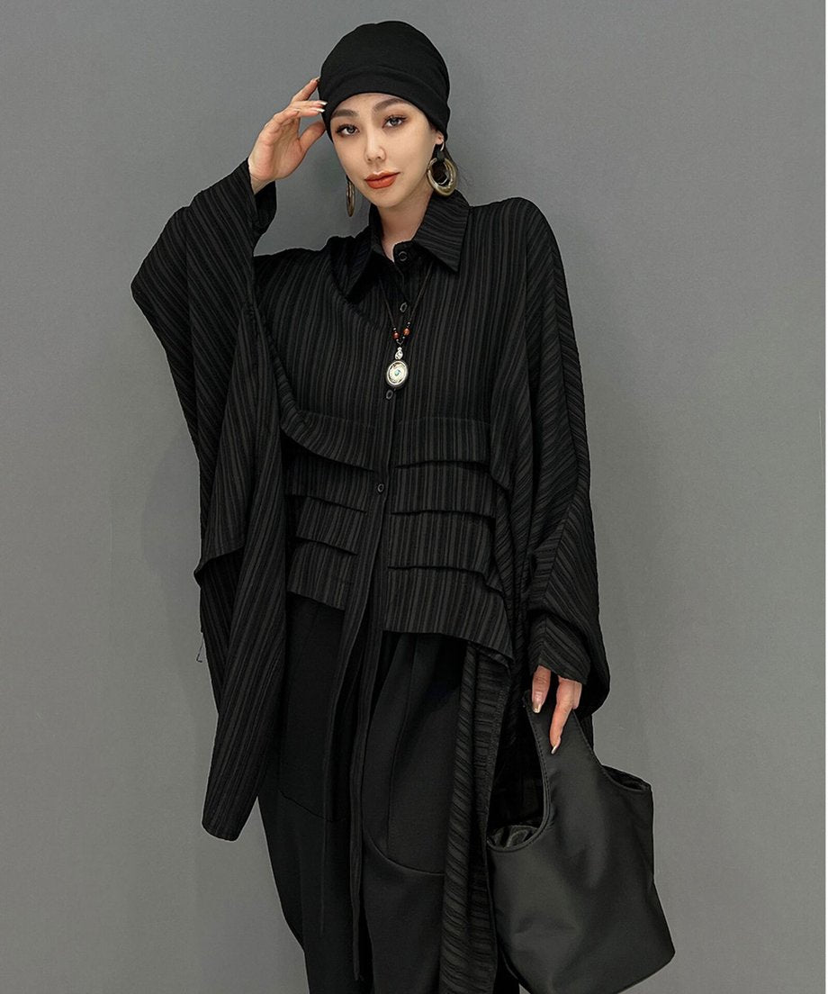 Pleated Layered Volume Shirt