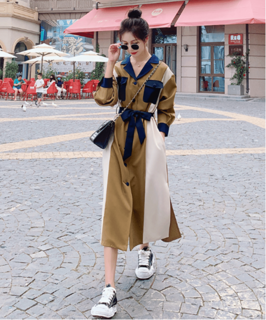 Color Blocking Dress