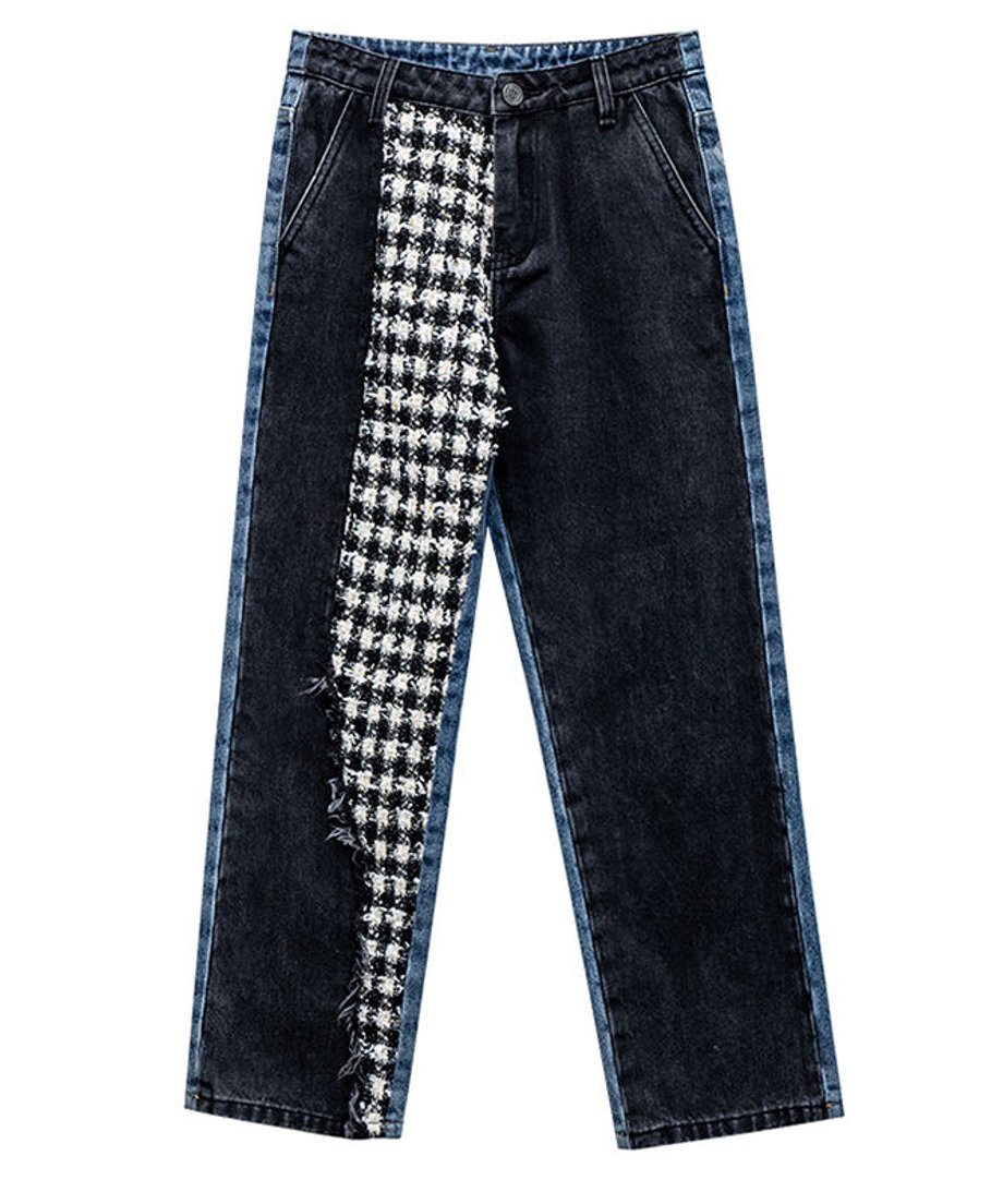 Hybrid Houndstooth Denim