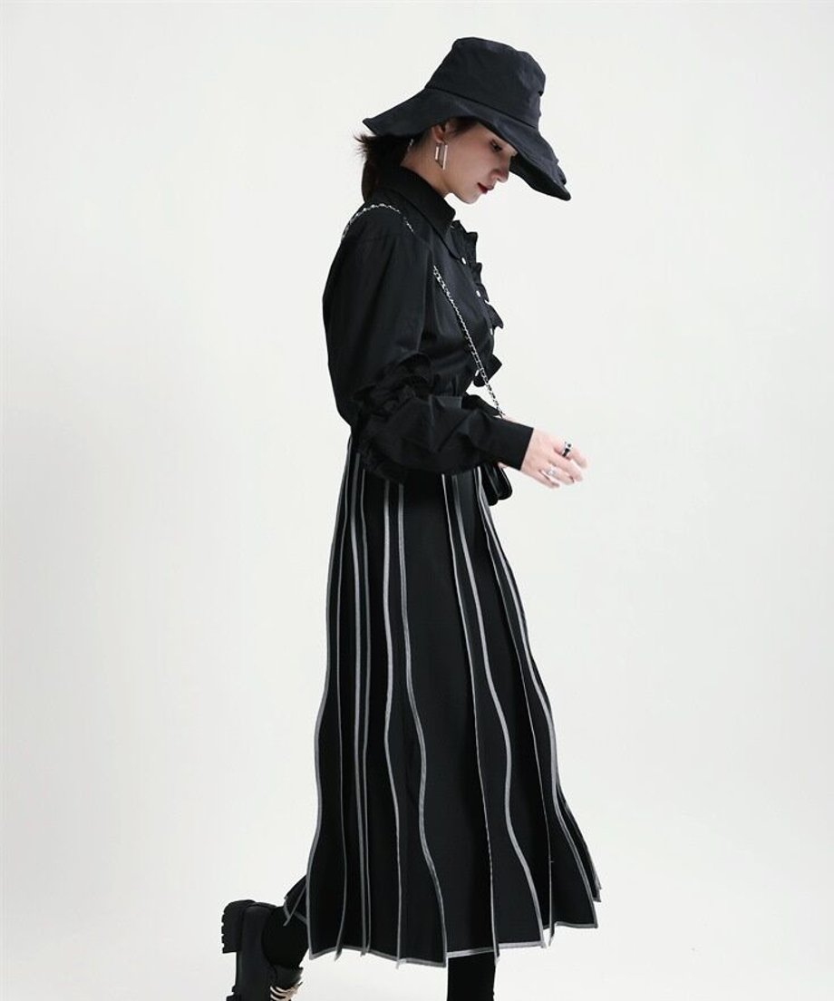 Frill Placket Blouse