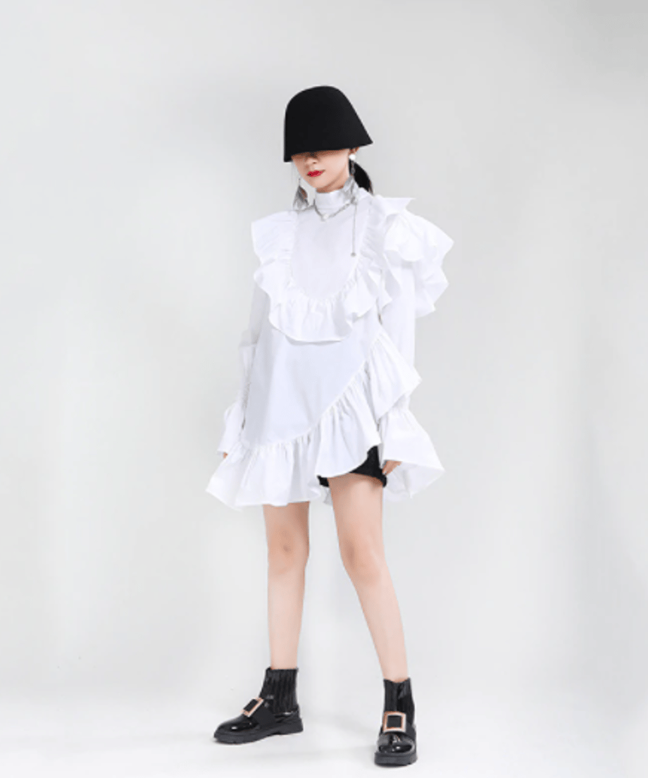 Cuffed Scrum Mini Dress