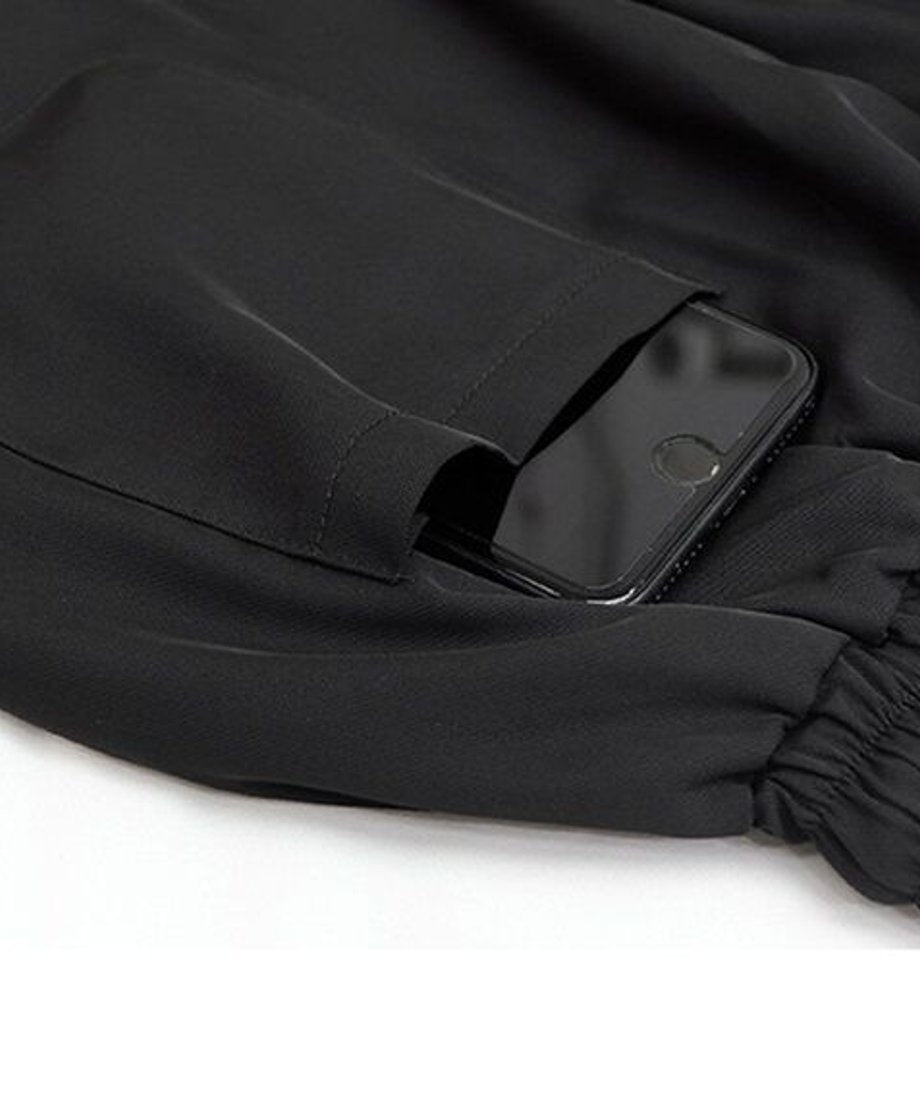 Wide Bermuda Pants