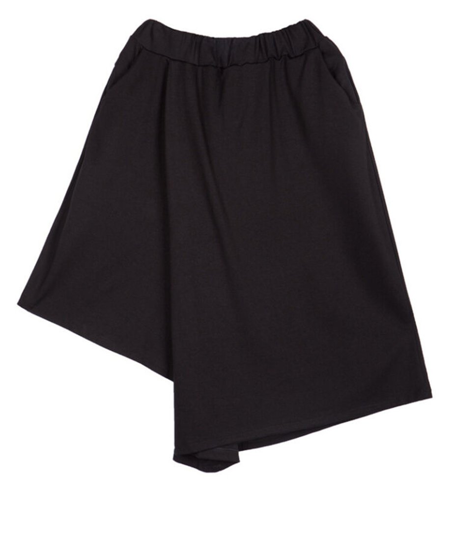 Asymmetric Half Pants