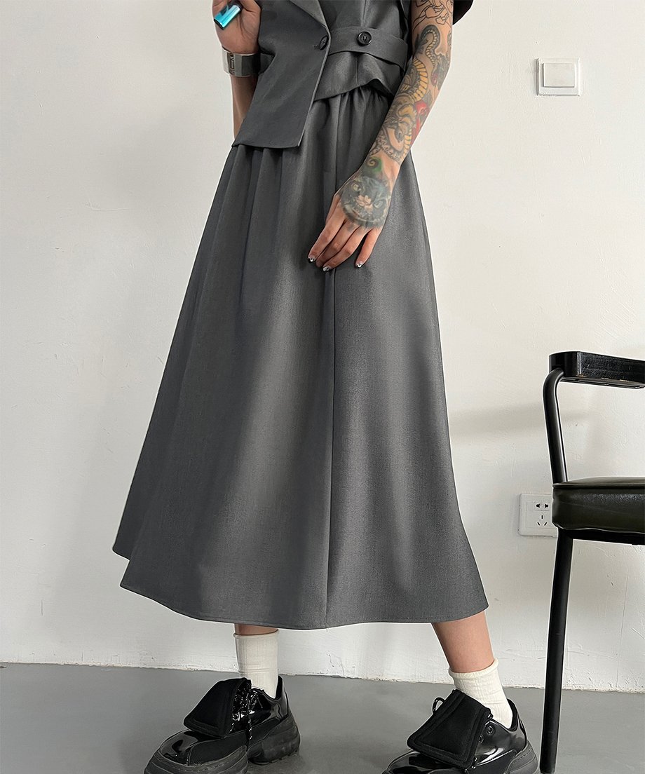 Faux Two-piece Dress