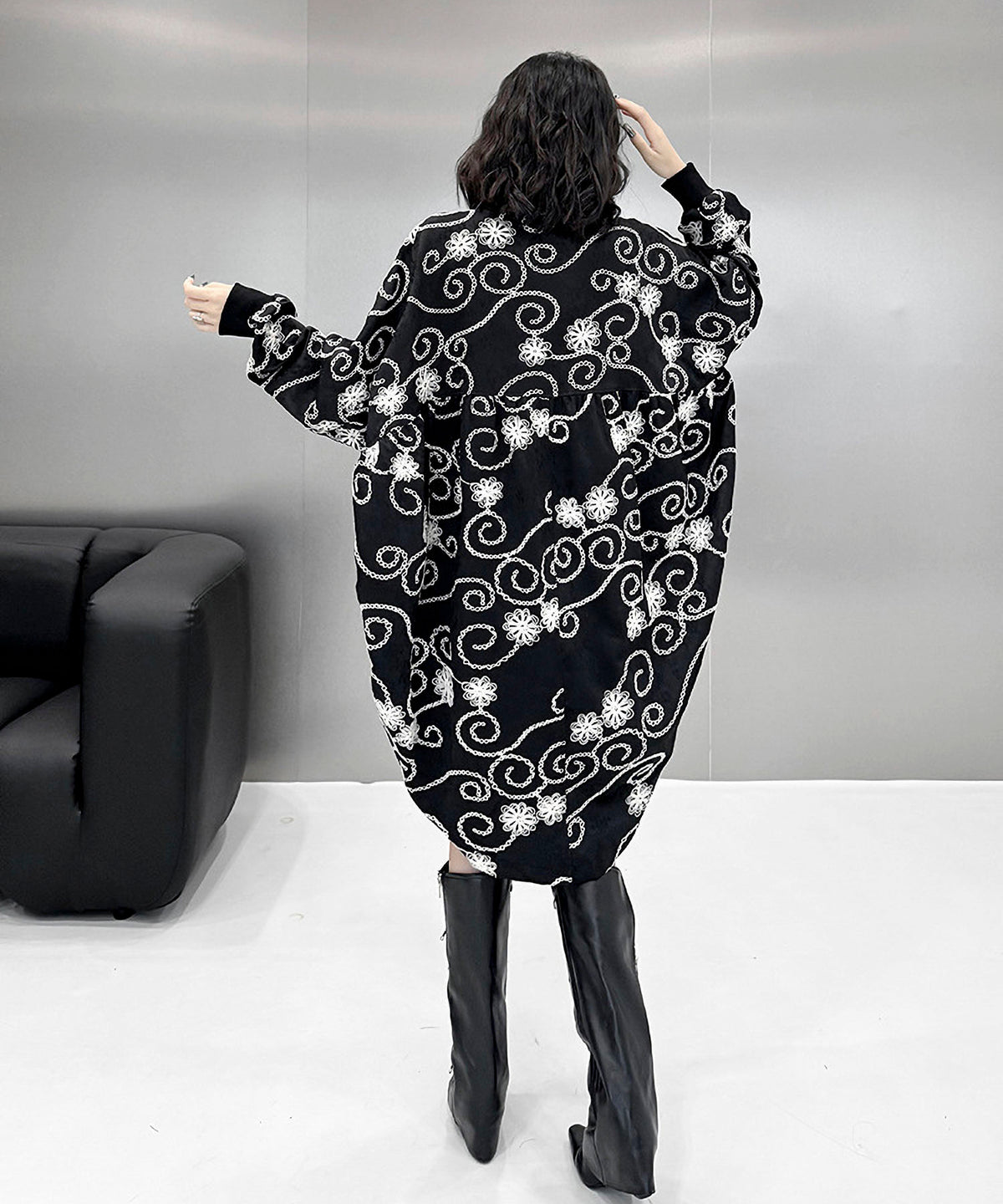 Flower Embroidery Cardigan