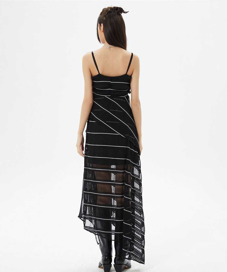 U-neck See-through Top