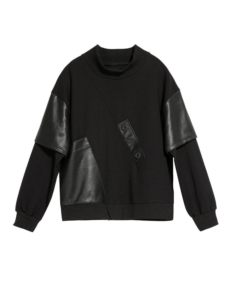 Faux Layered Sweatshirt