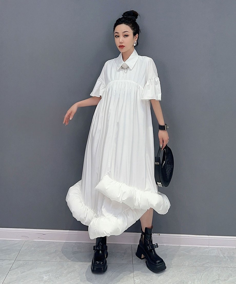 Hem Ruffle Dress