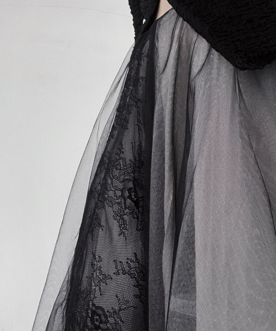 Tulle Layered Gradient Skirt
