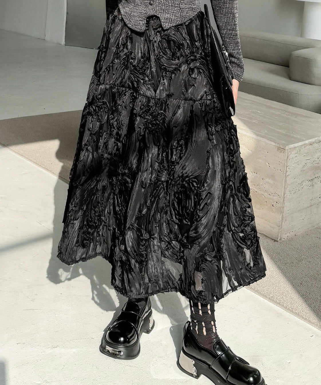 Three-dimensional Pattern Skirt
