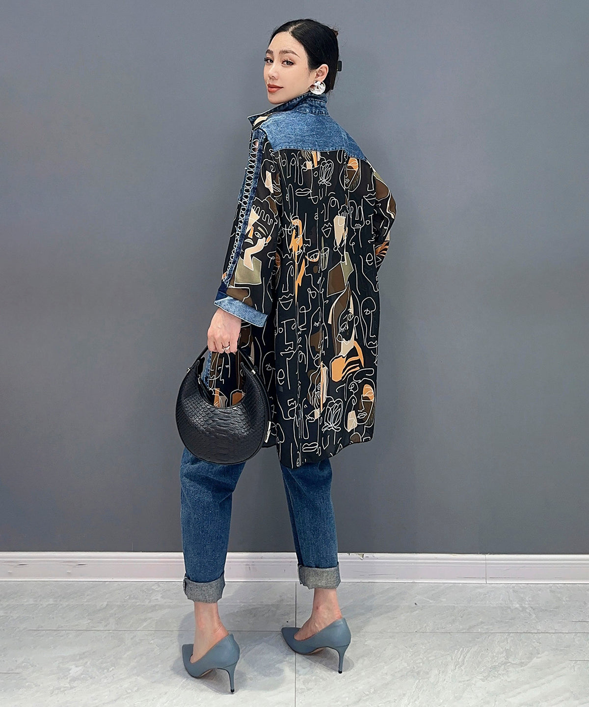 Sleeve Cut-out Blouse