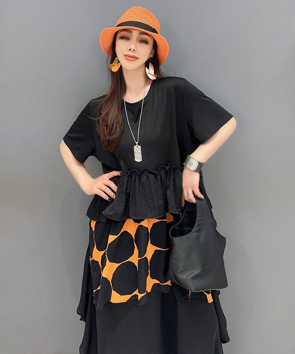 Dot Tiered Dress