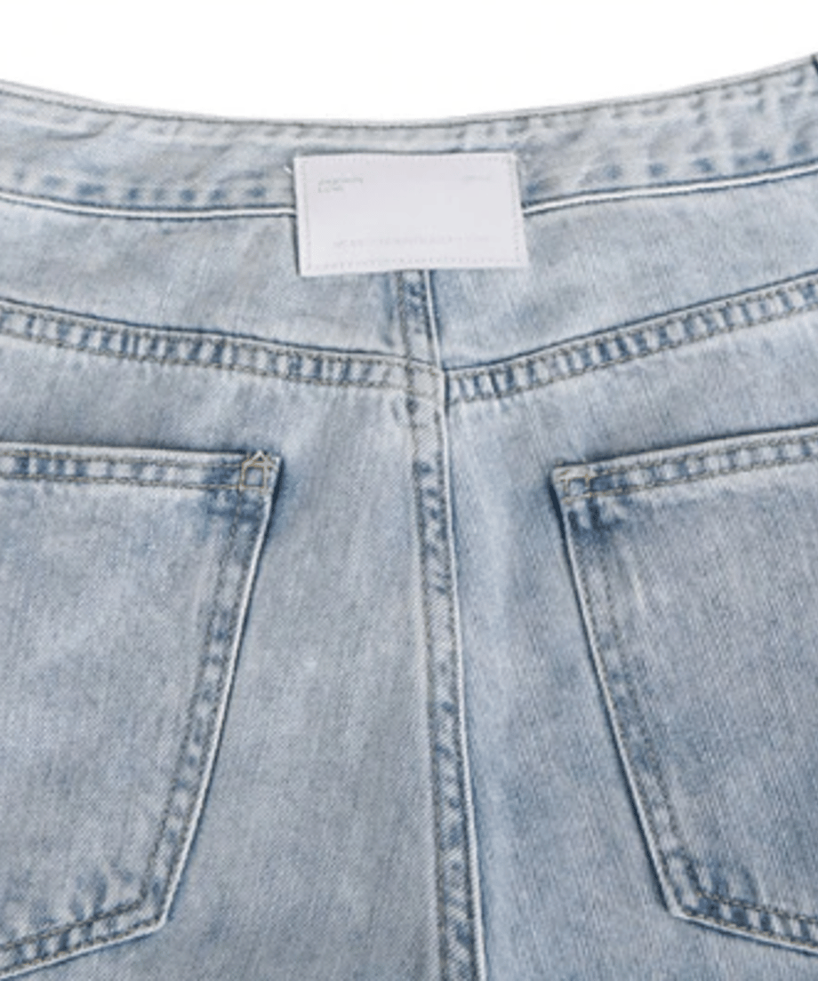 Bicolor Denim Pants
