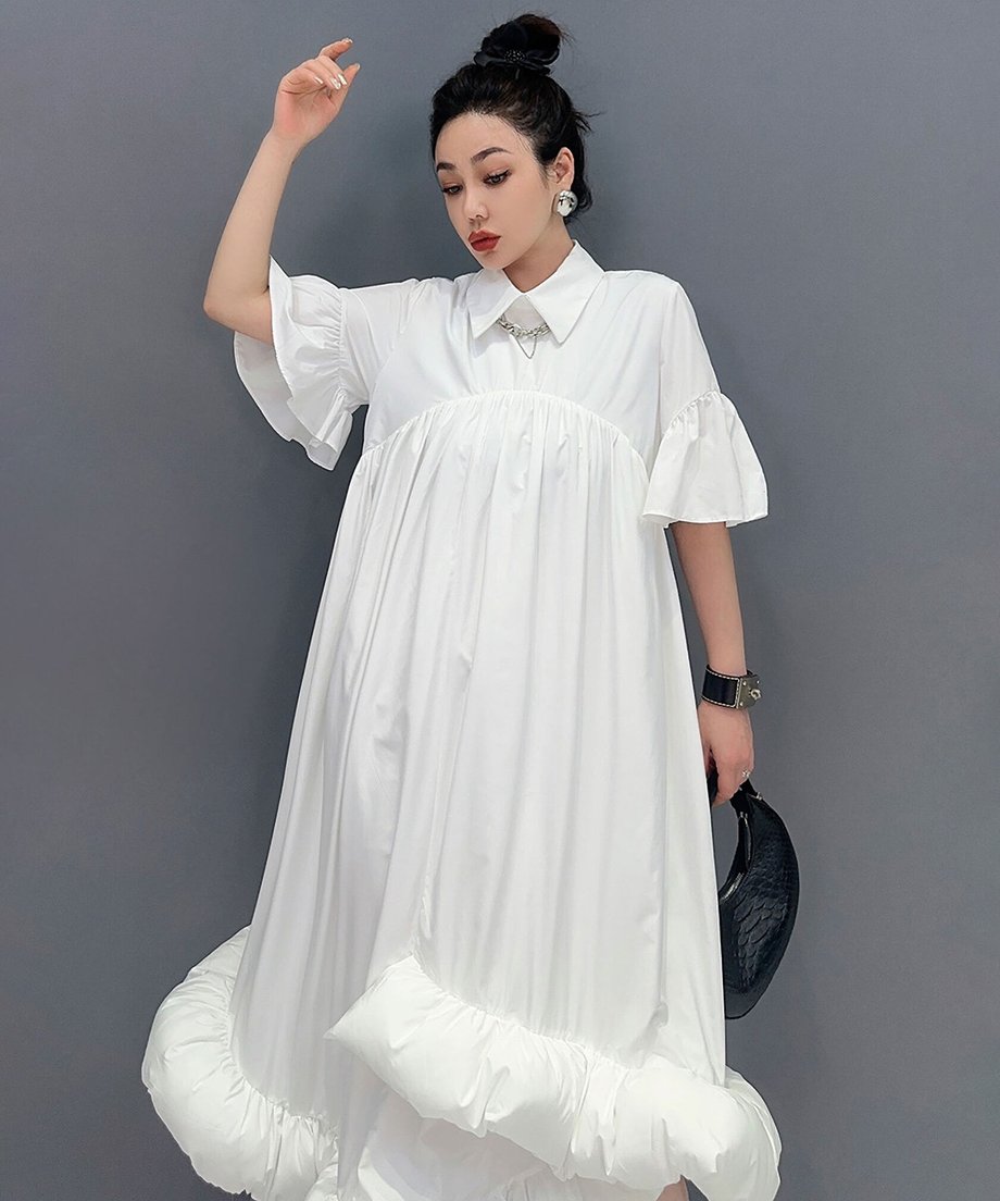 Hem Ruffle Dress