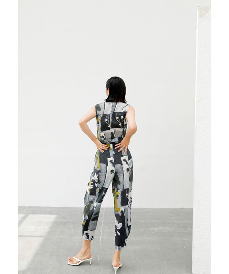 Abstract Art Tapered Pants