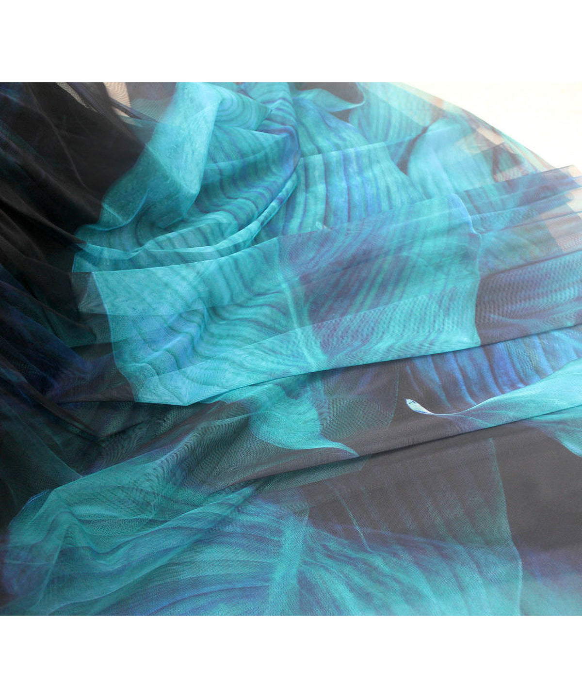 Tulle Layered Flare Skirt