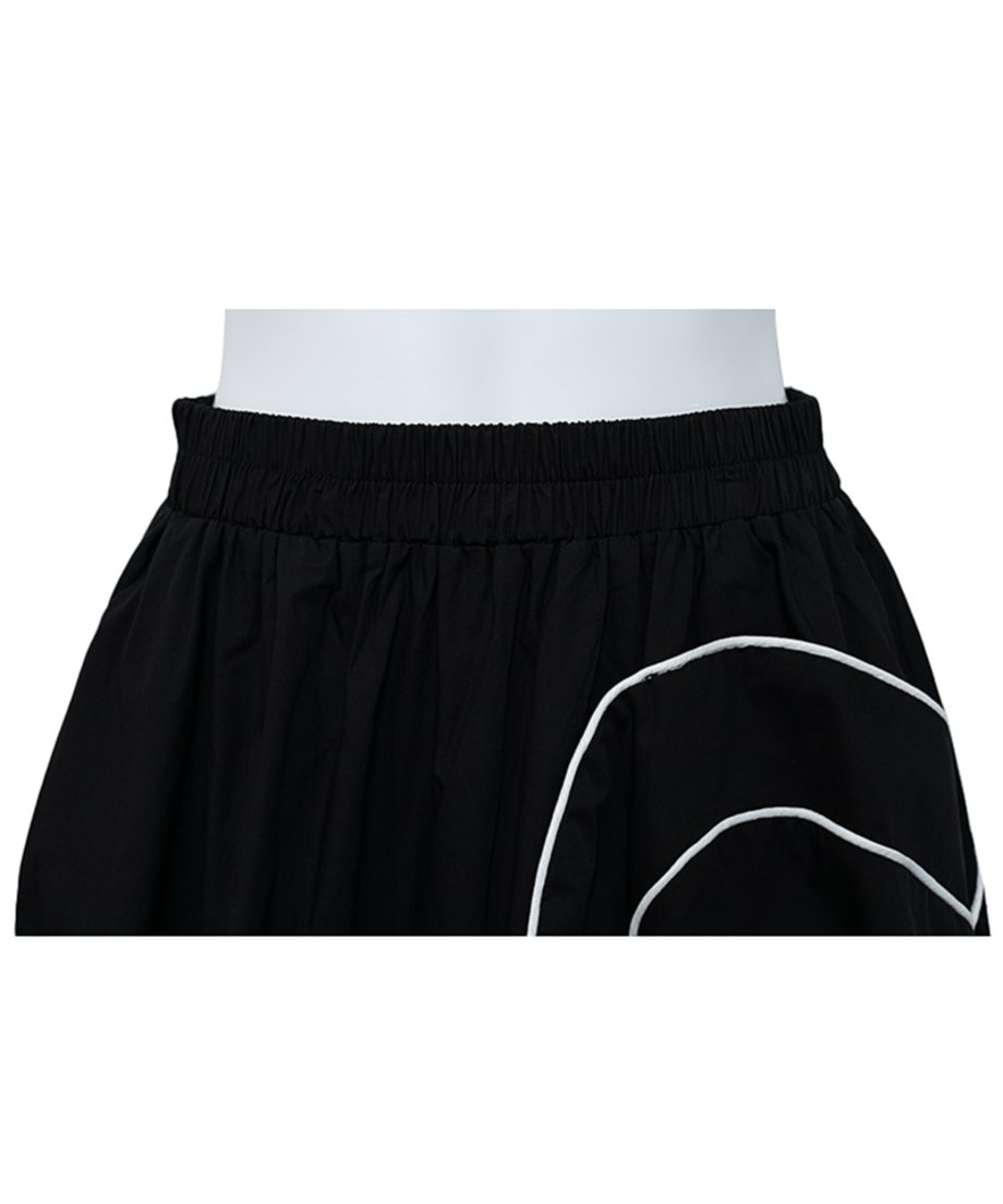 Double Line Flower Skirt
