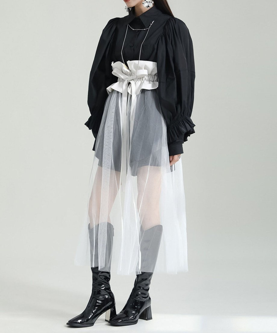 Tulle Wrap Belt