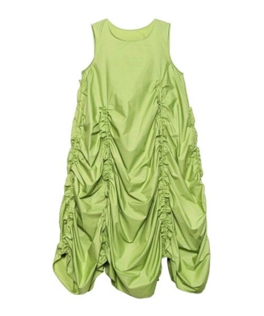 Ruched Balloon Silhouette  Dress
