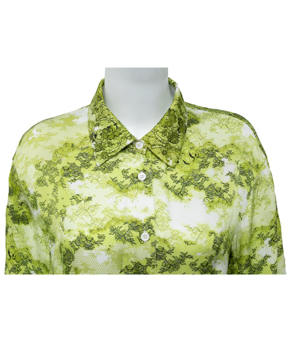 Forest Light Satin Shirt