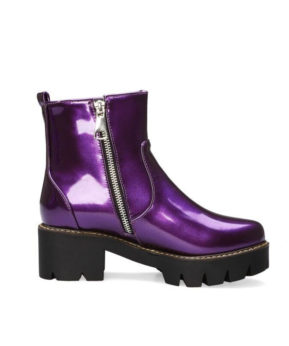 Shiny Platform Boots