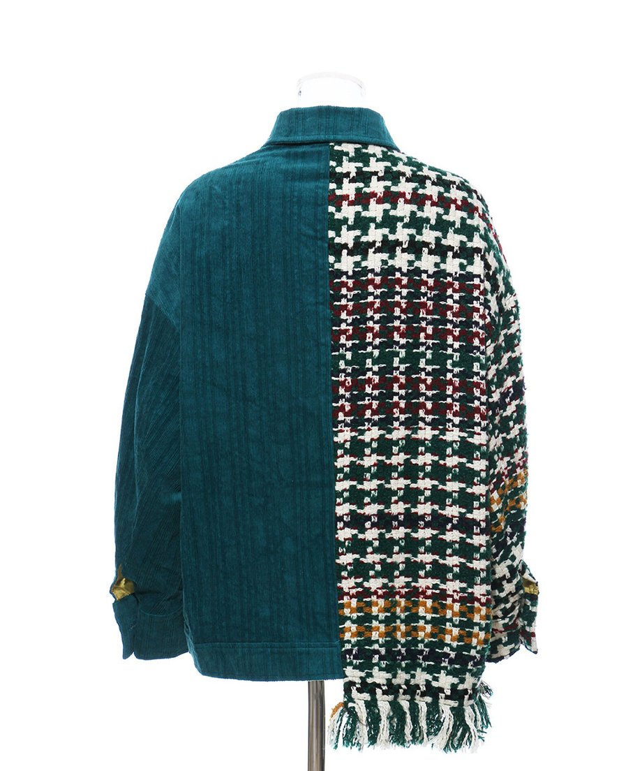 Patchwork Fringe Jacket