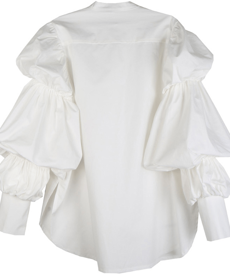 Volume Sleeve Oversized Shirt
