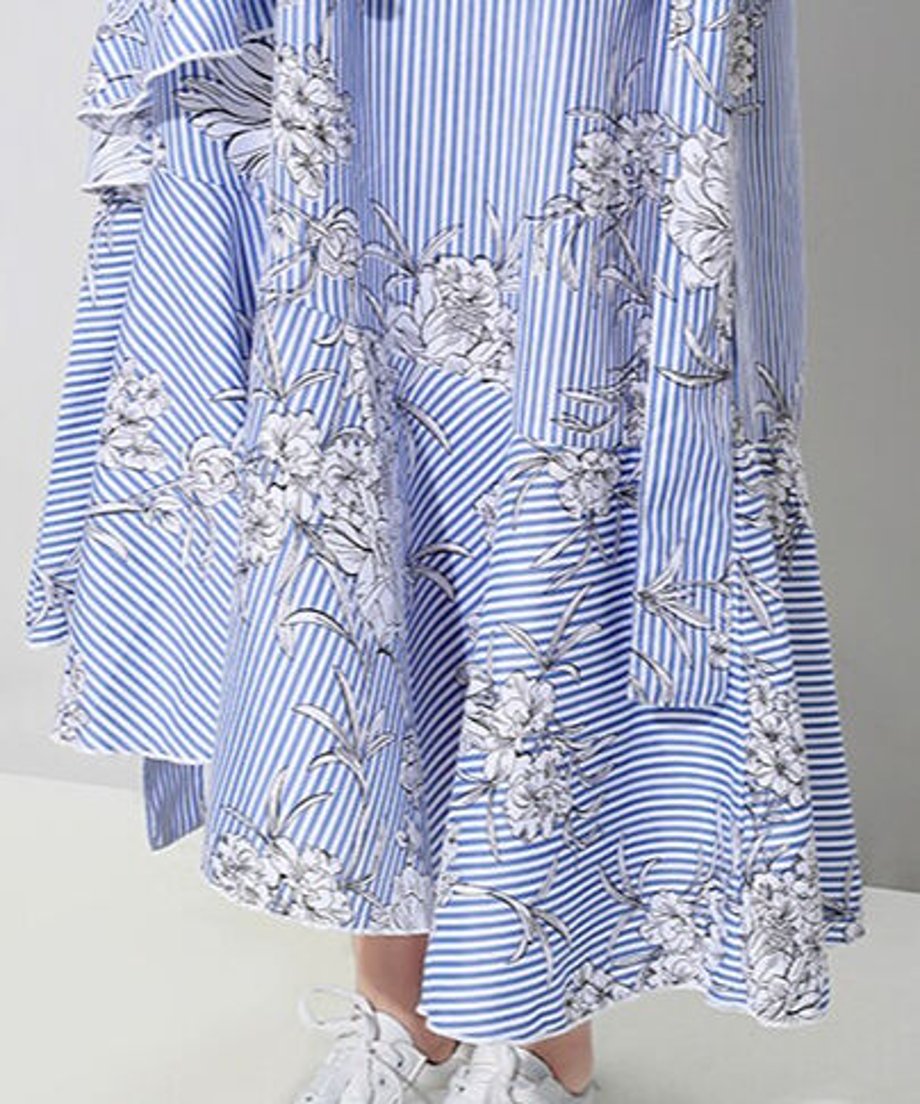 Swirl Veer Dress