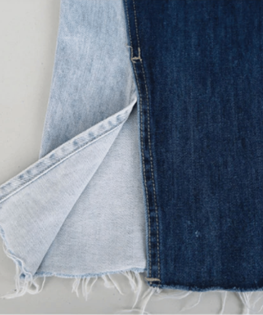 Bicolor Denim Pants