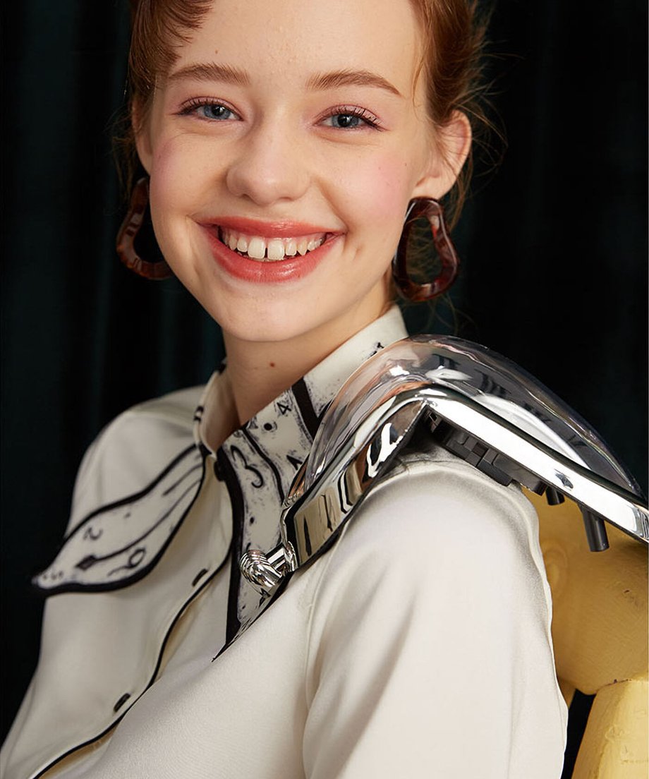 Watch Collar Blouse