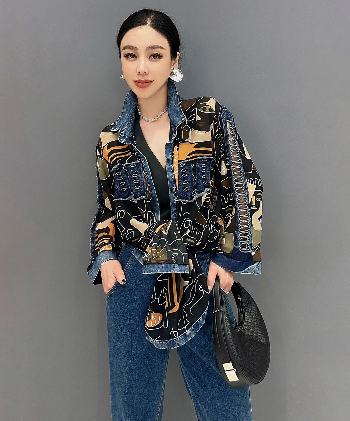 Sleeve Cut-out Blouse