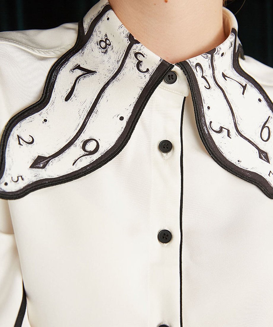 Watch Collar Blouse
