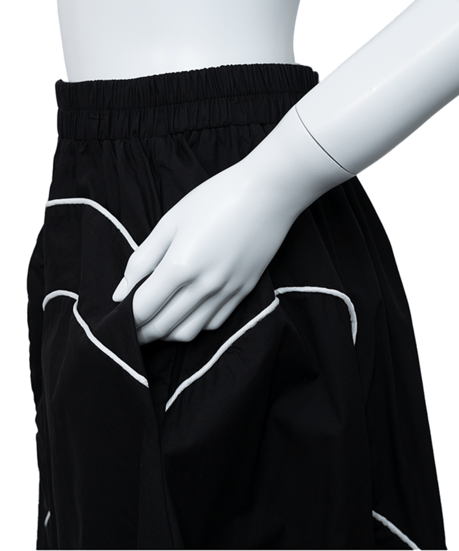 Double Line Flower Skirt