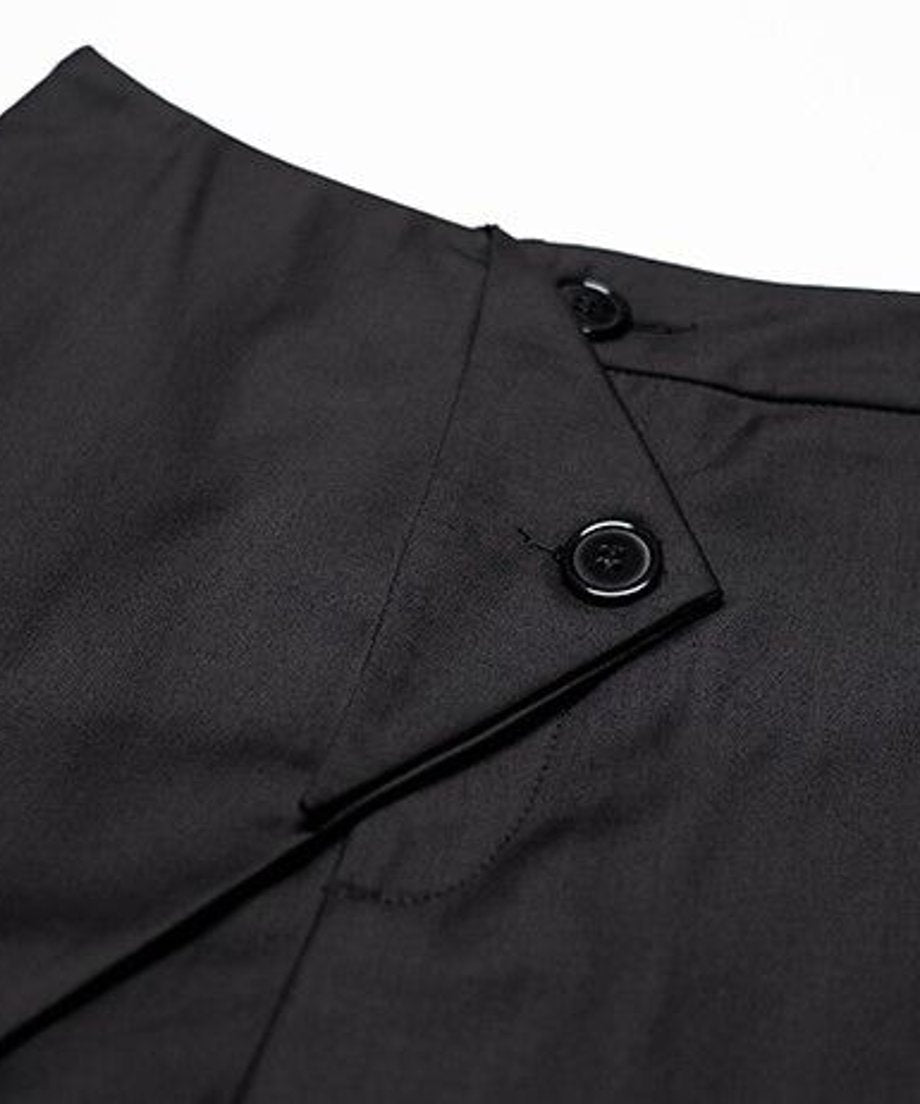Layered Flare Cargo Pants
