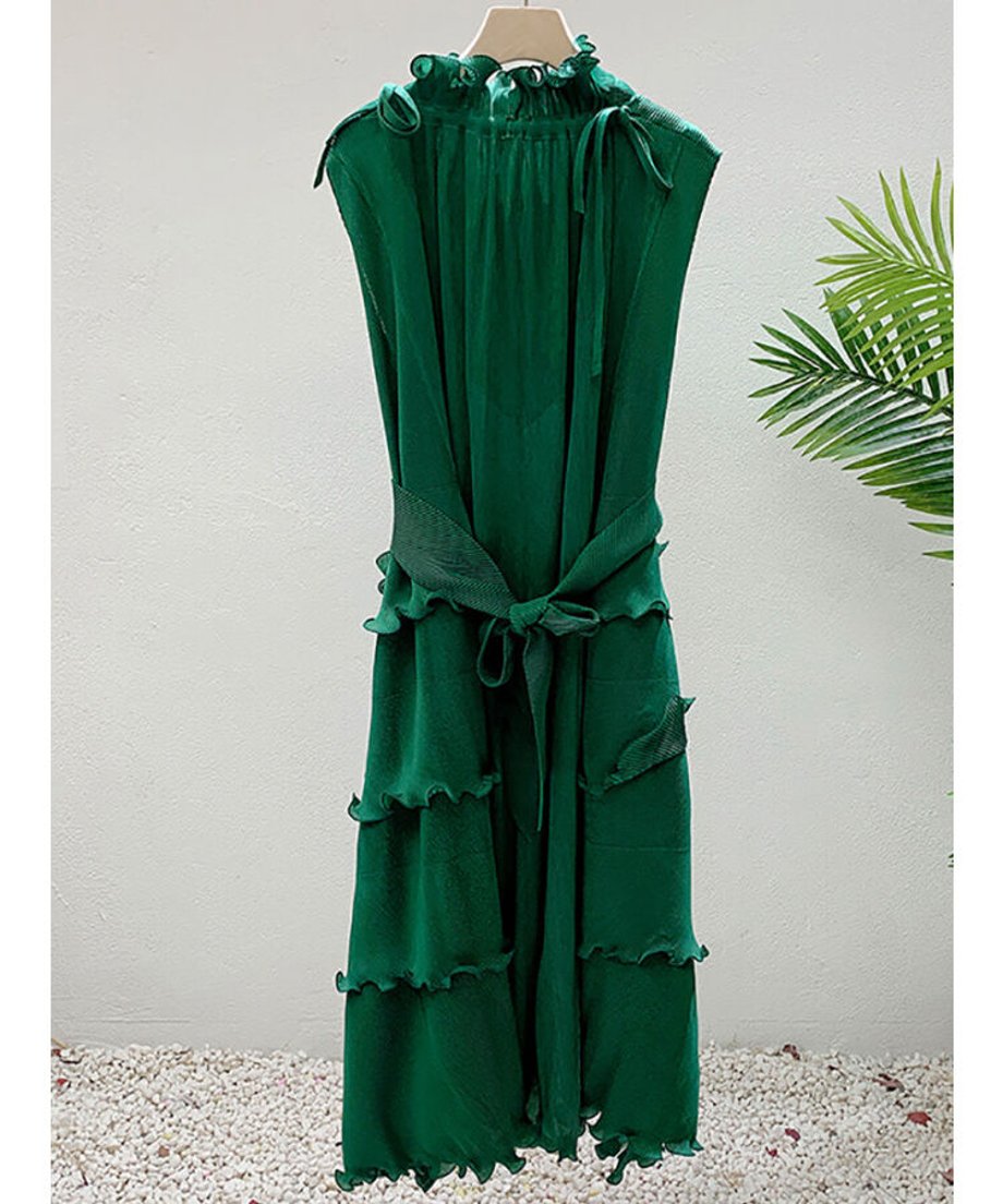Frill Pleats Dress