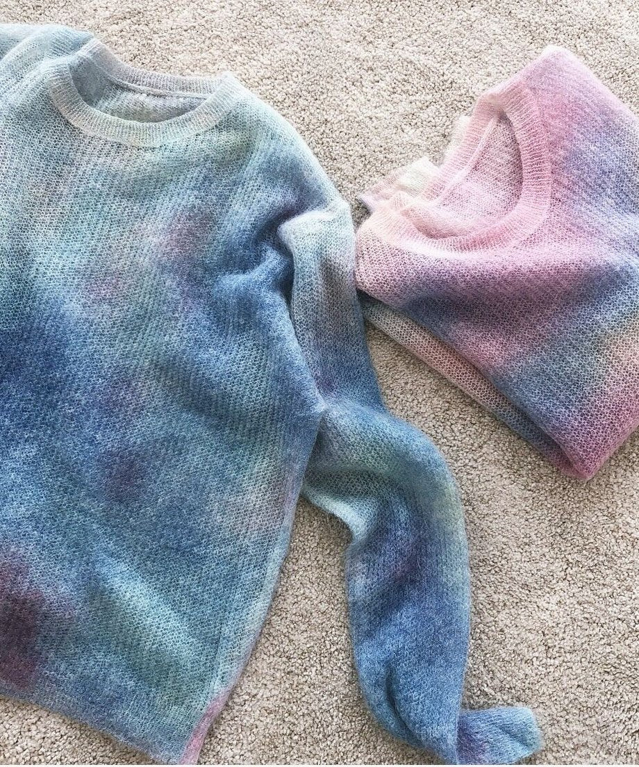 Pastel Gradation Knit