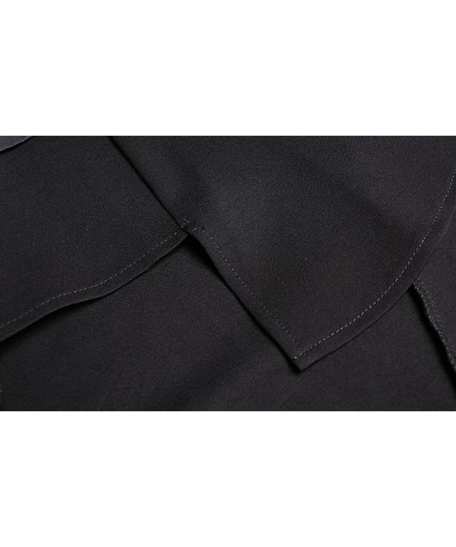 Half Sleeve Asymmetric Top