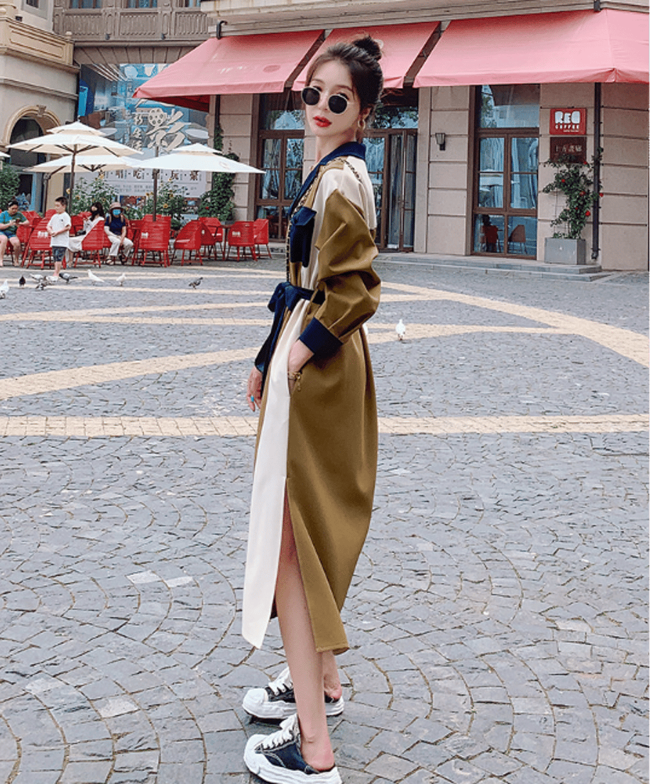 Color Blocking Dress
